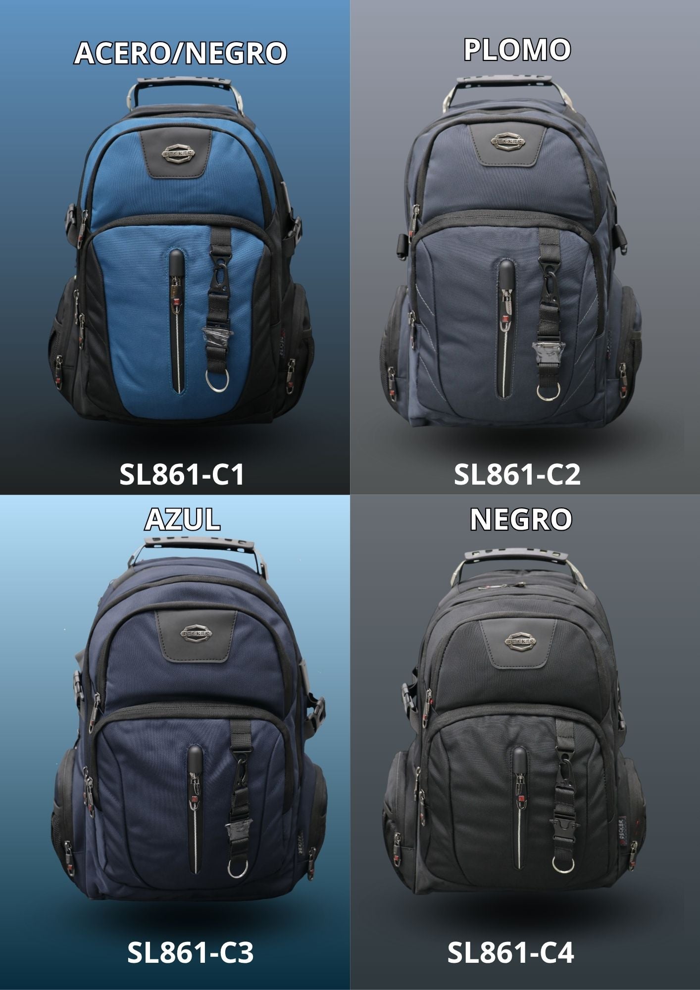 MOCHILA TODOTERRENO PARA ESTUDIOS, UNIVERSIDAD Y VIAJES 2