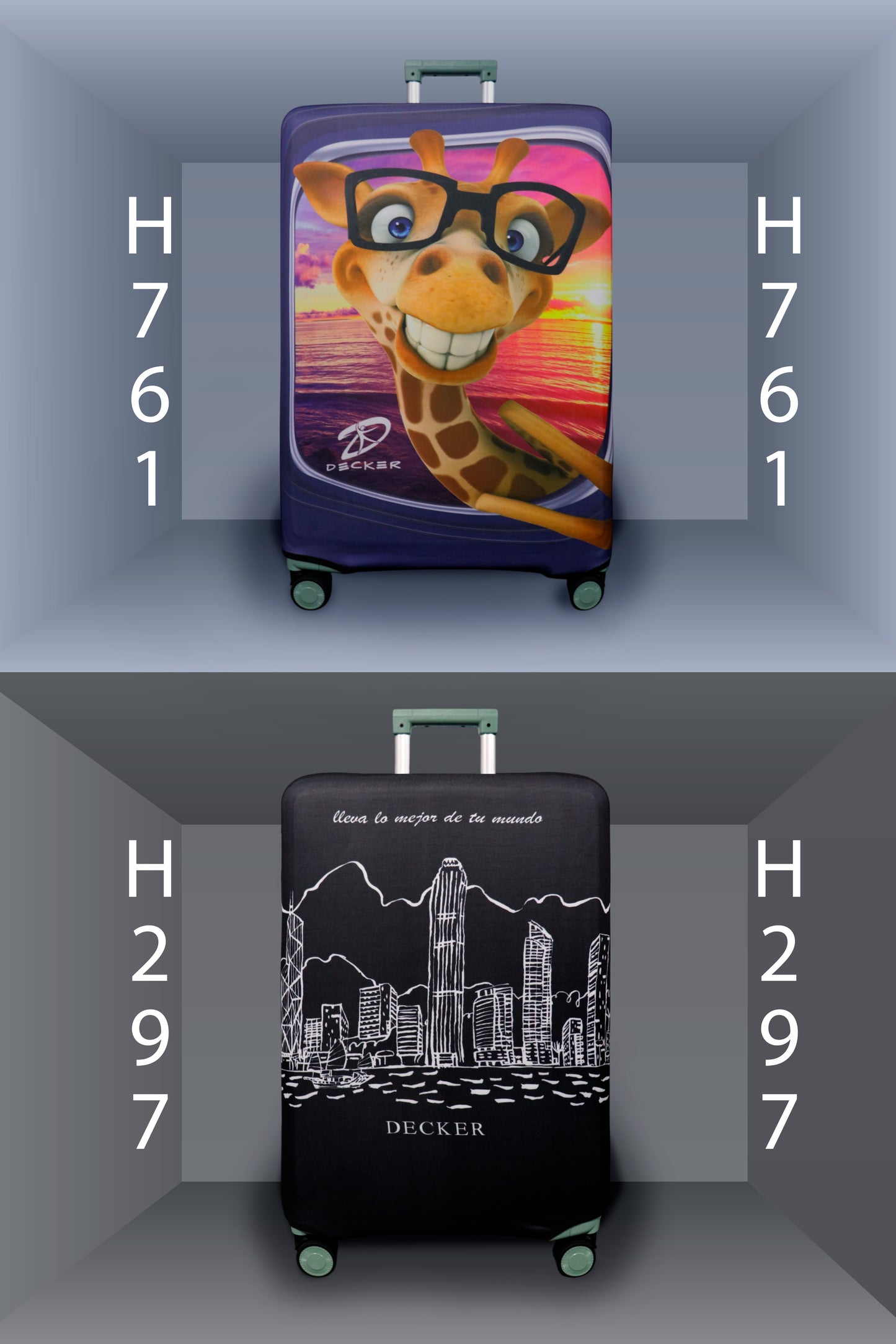 FUNDA PARA MALETA ANTIRAYAS E IMPERMEABLE