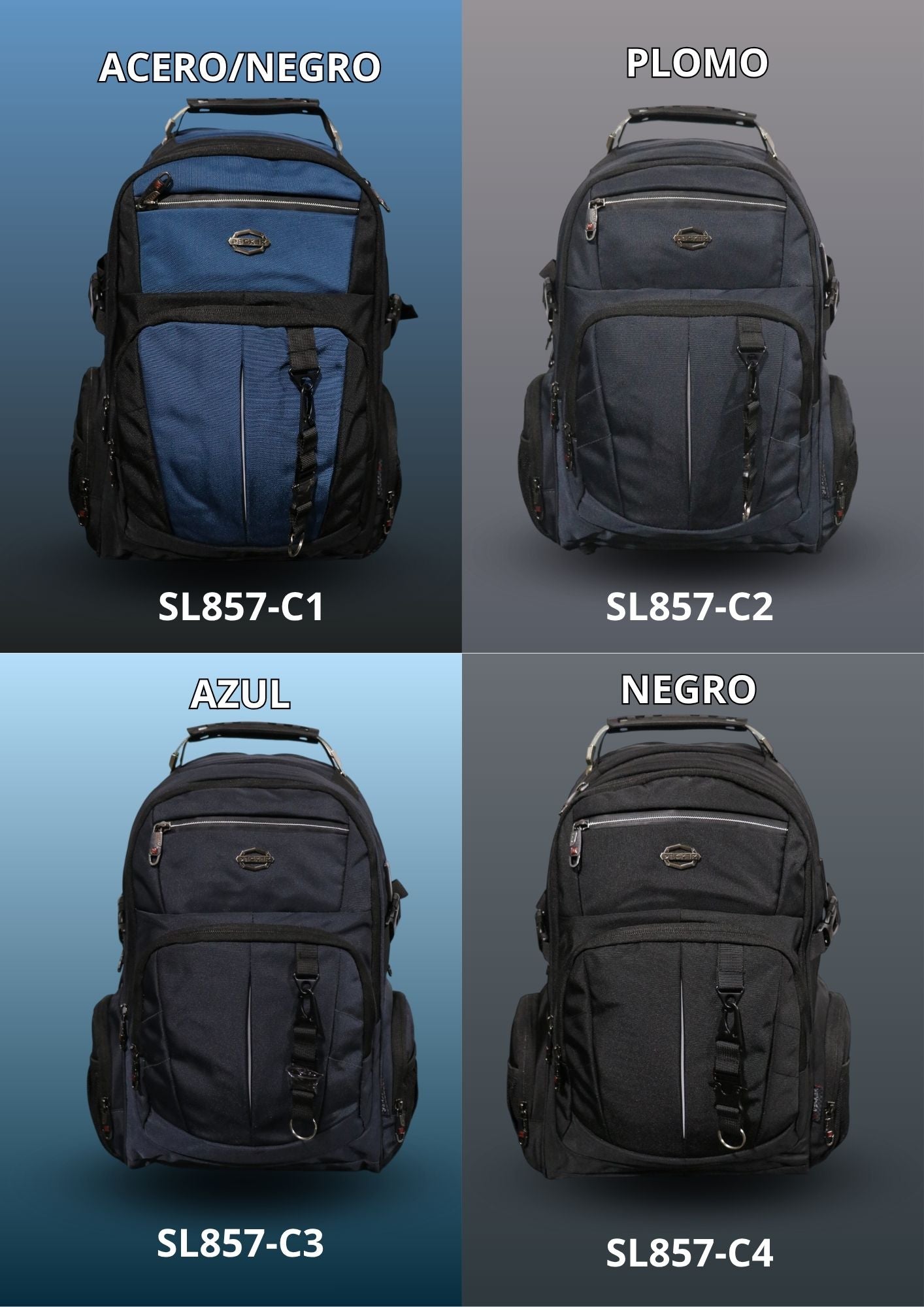 MOCHILA TODOTERRENO PARA ESTUDIOS, UNIVERSIDAD Y VIAJES