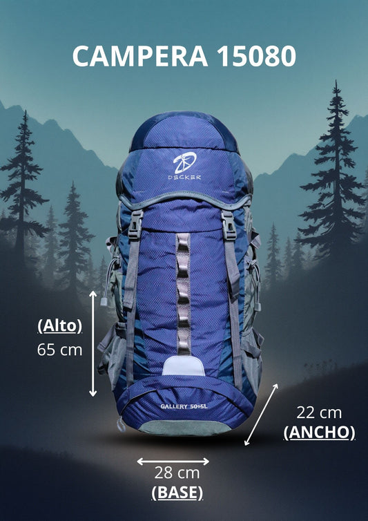 MOCHILA DE TREKKING - 50 + 5 L